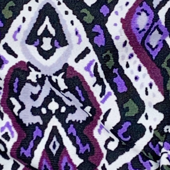 Mossimo Supply Co. Geometric Print Halter Tankini Top with Side Tab Bottoms - Picture 2 of 11